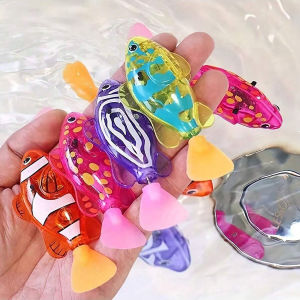 Light-Sensing Robotic Pet Clownfish – Realistic Electric Swimming Fish Aquarium Decoration Cat-Teasing Robotic Fish Artificia