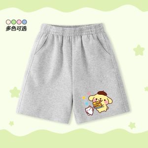 Bandai | Pudding Dog Childrens Clothing - Boys and Girls Short-Sleeved T-Shirts for 2026 Summer - New Style Childrens Printed Top