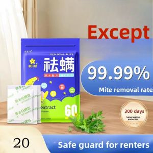 MONLEYTA | Natural Herb De-Mite Bag Bedding Use Household Closet Dormitory Bedroom No-Wash Effective Mite Eliminator Safe And Healthy