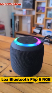 Loa Bluetooth Flip 6 RGB – Âm Bass Mạnh Pin 1500mAh Bluetooth 5.3 Nghe Nhạc Cả Ngày
