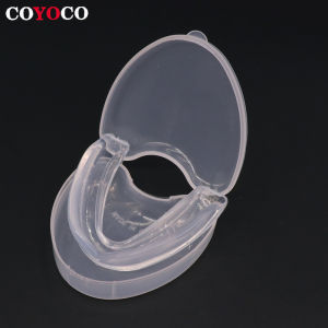 COYOCO กีฬาฟันซิลิโคน Mouth Guard Boxing Protector Anti-สวมใส่ฟรี Shaping Taekwondo Mouthguard คาราเต้รักบี้ Braces