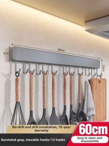Auzzo | Multifunctional Drill-free Kitchen Storage Rack