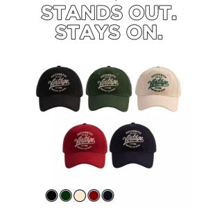 Vintage Retro INS Embroidered Baseball Cap Student Sports Casual Peaked Cap Adjustable Cap
