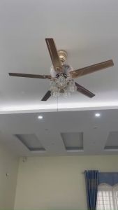 Đèn quạt MINPI với thiết kế sang trọng- kèm bóng LED chuyên dụng