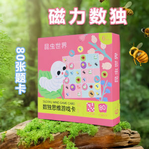 Magnetic Sudoku Board Game for Children Aged 3-6 Kindergarten Level Entry Step Training Nine Grids Childrens Tabletop Game