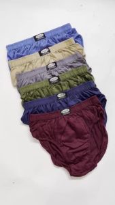 6 PCS Celana Dalam Pria Dewasa Warna Polos