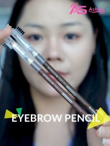 Ashley Shine Eyebrow Pencil With Two Different Types of Brushes waterproof and Sweatproof AS5150