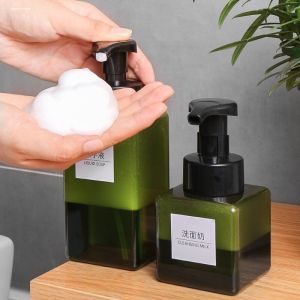 Large Capacity Foam Bath Gel Shampoo Body Lotion Makeup Bottle Laundry Liquid Press Dispenser Empty Bottle Household Cleaning Tools