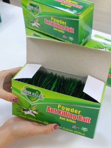 50ซอ ผงฆ่าแมลงที่มีประสิทธิภาพ งสำหรับแมลงสาบ มด / เหยื่อฆ่าแมลงสาบที่มีประสิทธิภาพ / ผงฆ่าแมลง ยาฆ่าแมลง ฆ่าแมลงสาบ มด