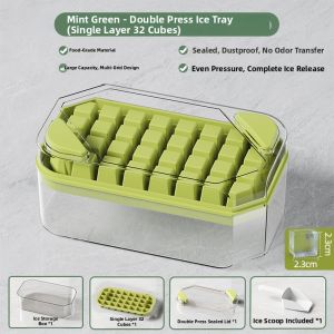 MEISHIMEIJIA | Food Grade Large Capacity Ice Cube Making Mold