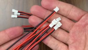Cáp Kết Nối JST PH 2.0mm Pitch 2 Chân Đực/cái Với Dây Silicone Mềm 10CM 22AWG - Jack Cắm Micro PH 2.0 2P