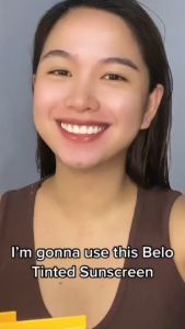 Belo SunExpert Tinted Sunscreen SPF50 10ml Sunscreen Cream Sunblock Whitening And UV Resistant