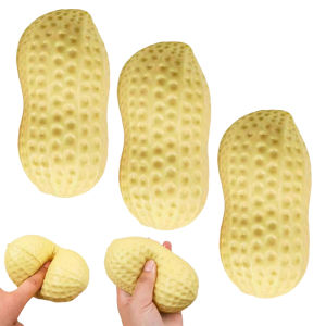 Peanut Simulate Squishy Toys Stress Relief Tool Soft Texture Squishies Fidget Mode Anti-Stress Gift Kids Adults Birthday Favors