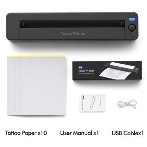 Mini Portable A4 Thermal Printer For Commercial/Home Use For Thermal Printer Tattoo For Photos PDF Document Printing Compatible