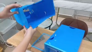 Big Size Shoe Box Drawer Box Storage Organizer Shoes Cabinet Stackable Stockable Cover Transparent Smooth Wall