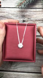 Dây Chuyền Vòng Cổ Nữ Bạc 925 Đính Đá Tinh Tế BẠC HIỂU MINH DMD492