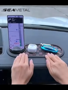 รถแดชบอร์ดผู้ถือโทรศัพท์ Anti SLIP MAT การหมุน 360 องศา Stable โทรศัพท์ Mount Head-Up Auto Navigation ผู้ถือ