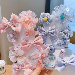 Baby Hair Clip Children Hair Pin Cartoon Baby Kids Hair Clip Princess Cute Sweet Baby Clip Hair Accessories Hair Pin 10pcs/set