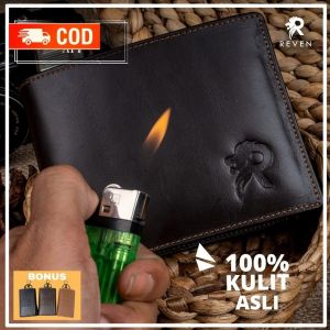 Dompet Kulit Pria Rogue Wallet Dompet Lipat Pria Cowok Kekinian Branded Leather Kulit Sapi High Quality