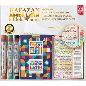 AL QURAN HAFALAN HAFAZAN JUNIOR LATIN BESAR A4 21 X 29 CM