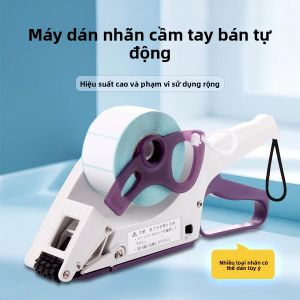 Máy Dán Nhãn Cầm Tay Bán Tự Động Tốc Độ Cao Dùng Cho Tấm Đồng Nhãn Nhiệt Tự Dính Súng Dán Nhãn Giá Cho Việc Dán Nhãn Thương Hiệu Thủ Công