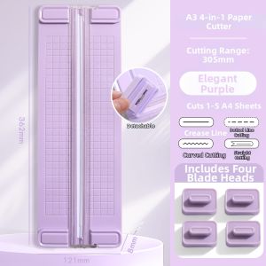 Multi-functional Portable 4-in-1 Paper Cutter