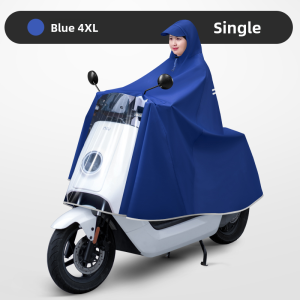 MONLEYTA | German Long Thickened Electric Vehicle Raincoat For Men And Women Full Body Waterproof Motorcycle Battery Special Rain Poncho