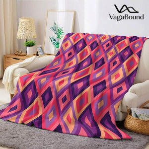 Chăn Flanel Màu Sắc Cổ Điển Ấm Áp Mềm Mại Dùng Được Quanh Năm Dùng Làm Khăn Trải Ghế Trang Trí Cho Halloween Giáng Sinh Chất Liệu 100% Polyester Vải San Hô Dệt Kim.