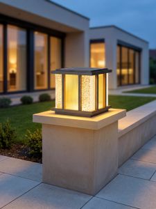 VINCAN | Waterproof Solar Outdoor Pillar Light