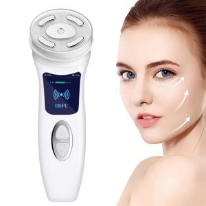 ไร้สายยกกระชับผิวหน้า HIFU 4.0 Ultrasonic Facial Machine 4 in 1 ยกกระชับผิวกําจัดริ้วรอยบ้านความงาม