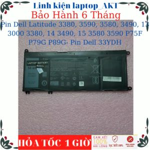 Pin laptop Dell Latitude 3380 3590 3580 3490 13 3000 3380 14 3490 15 3580 3590 P75F P79G P89G- Pin Dell 33YDH