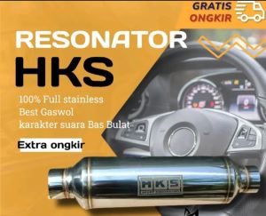 RESONATOR KNALPOT mobil peredam suara stainless untuk all mobil bensin granmax Avanza Xenia sigra carry Futura dan mobil lainnya