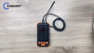 Camera Nội Soi Công Nghiệp Chống Nước 4.3 IPS Đầu Camera Kép 8MM Cáp Cứng 5m Thiết Kế Tháo Rời Và Túi Đựng Dụng Cụ