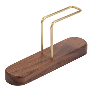 New Dust-proof Wooden Coffee Filter Paper Storage Stand