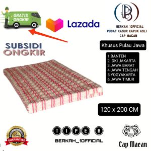 KASUR KAPUK ASLI CAP MACAN 120 x 200 CM Dan Ukuran Lain