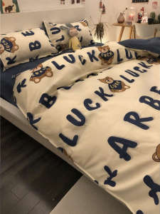 JIFANPAUL | Bộ Drap Gối Bông Sạch Cho Sinh Viên