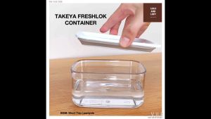 LULU AND LOFT Japan Takeya Fresh Lock Container Airtight Food Storage Container Food Container Stackable Food Storage Container