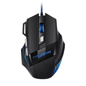 Kebidumei | KEBIDUMEI USB Wired Gaming Mouse 2400DPI RGB Breathing Light Ergonomic Mouse E-sports Mice Computer Accessories For Laptop PC