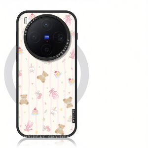Smyideal | Magnetic Phone Case With Teddy Decorations