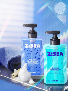 Z:SEA | Oil Control Volume Shampoo for Men Anti-Dandruff Itchy Scalp Relief Shower Set
