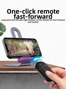 Android Bluetooth Remote Controller for Mobile Phone Video Browsing E-Book Page Turning Automatic Multifunctional Lazy Person Tool