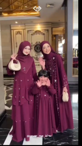 Royal Arabian Dress Anak Ceruty Babydol Payet Gamis Anak Perempuan Terbaru Abaya Anak Umur 6-8 Tahun