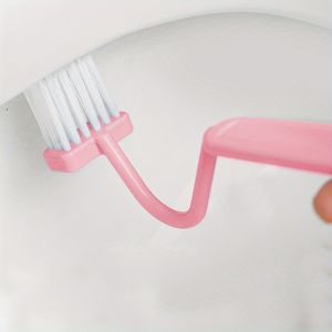 1/3 piece multi-function V-shaped toilet cleaning brush S-shaped portable toilet brush household bathroom artifact