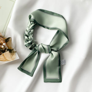 Khăn Choàng Lụa Dài Đa Năng Cho Nữ Mùa Xuân Thu Phong Cách Hàn Quốc Trang Trí Khăn Quàng Cổ Mỏng Buộc Thắt Lưng Khăn Quàng Đầu