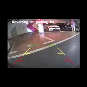 HD Vehicle Rearview Camera Parking Assistance Camera Compatible with CCD Displays Provides Clear Night Vision