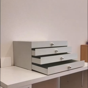 ❣️SPACEIDEAS❣️ Metal Drawer Box Desk Organizer Box Desktop Drawer Makeup Storage Box Kitchen Rack Entrance Storage Box Cosmetic Storage Box Oven Holder Oven Stands Perfume Stands Perfumes Holder Coffee Machine Holder Coffee Machine Stands Printer Stands