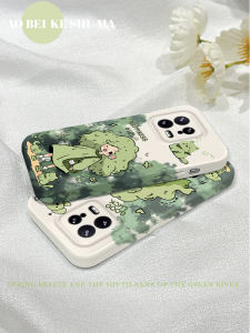 Creative Portable Womens Phone Case with Lanyard And Stand for Xiaomi 14 Anti-Fall Protection Cover Silicone MIUI12 12X 11Pro