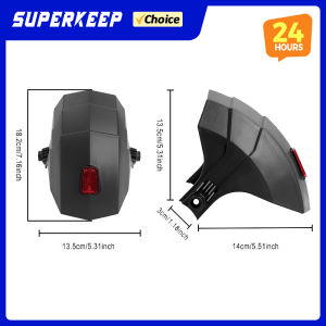 Electric Scooter Rear Wheel Fender Mudguard Wheel for KUGOO Kukirin G3 G4 Kickscooter Replacement Accessories Parts