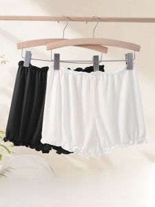 MiiOW | Cat Woman Safety Pants High Waist Short Shorts Anti Exposure Home Wear Pumpkin Pattern No Roll Edge Womens Fashion Bottoms