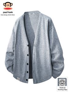 Paul Frank | Áo Cardigan Knit Dáng Rộng Cổ V Mỹ